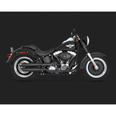 V&H Twin Slash 3" Slipons - Black (16343)